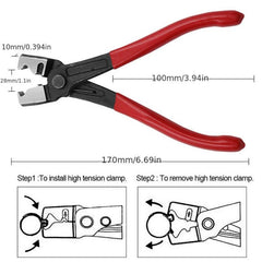 Car Water Pipe Pliers Vise Clamp Tiger Shaped Pliers
