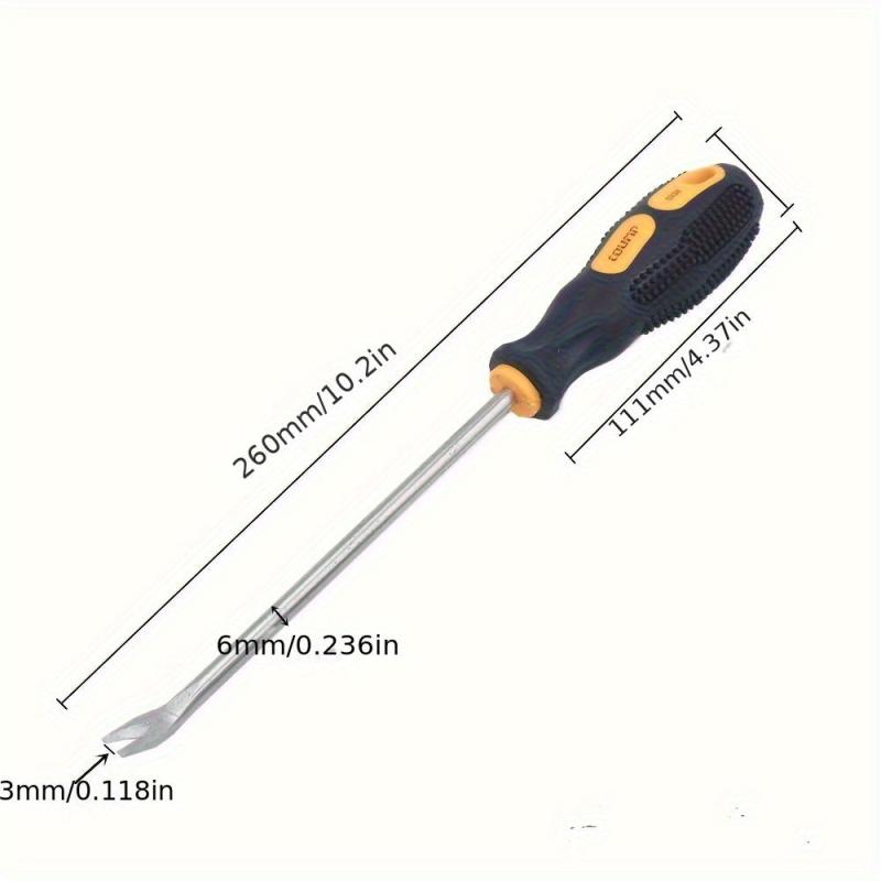 Curved Pry Head Screwdriver Lifting Pry Bar Screwdriver