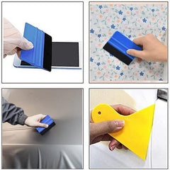 Car Wrapping & Window Tinting Tool Kit Vinyl Scraper Cutter Squeegee Spatulas