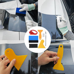 Car Wrapping & Window Tinting Tool Kit Vinyl Scraper Cutter Squeegee Spatulas
