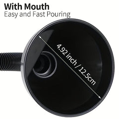 2pcs Flexible Auto Fuel Funnel Handle Wide Mouth Refueling Tool