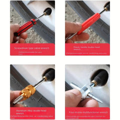 4 in 1 Valve Core Screwdriver Tool for Easy Car Tire Repairs