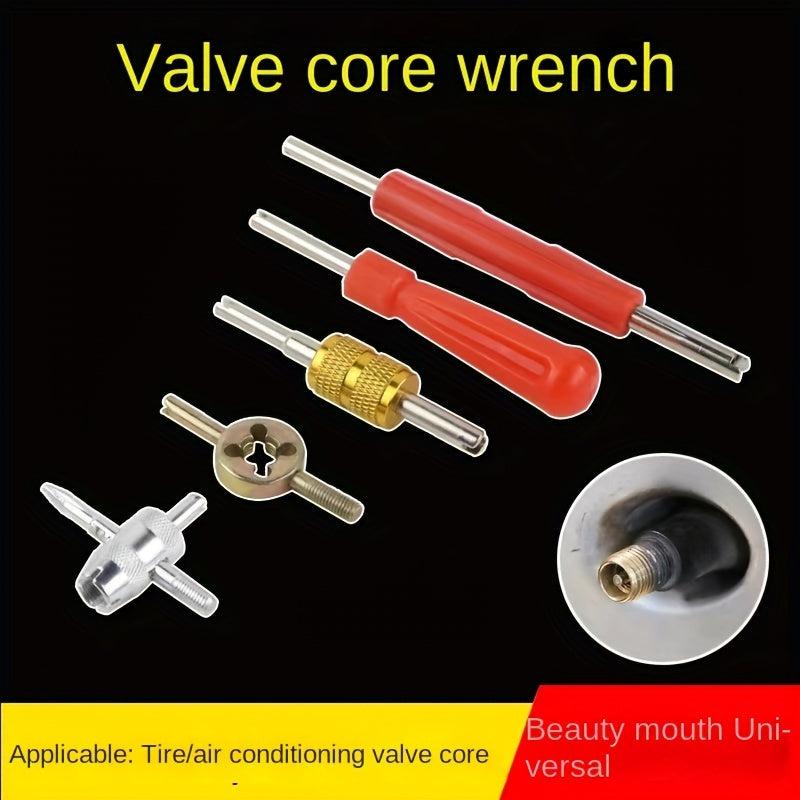 4 in 1 Valve Core Screwdriver Tool for Easy Car Tire Repairs