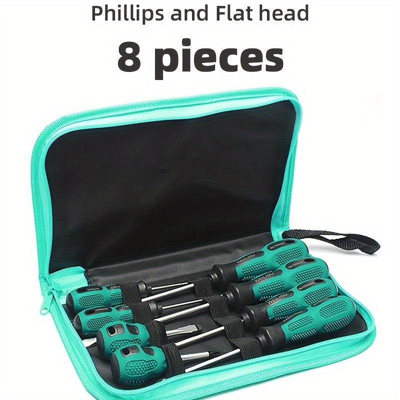 WEILIGU Combination Screwdriver Set Cross head Slotted 8 Specifications