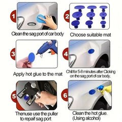 Car Dent Puller Kit Dent Removal Tool Golden Lifter Dent Repair Puller