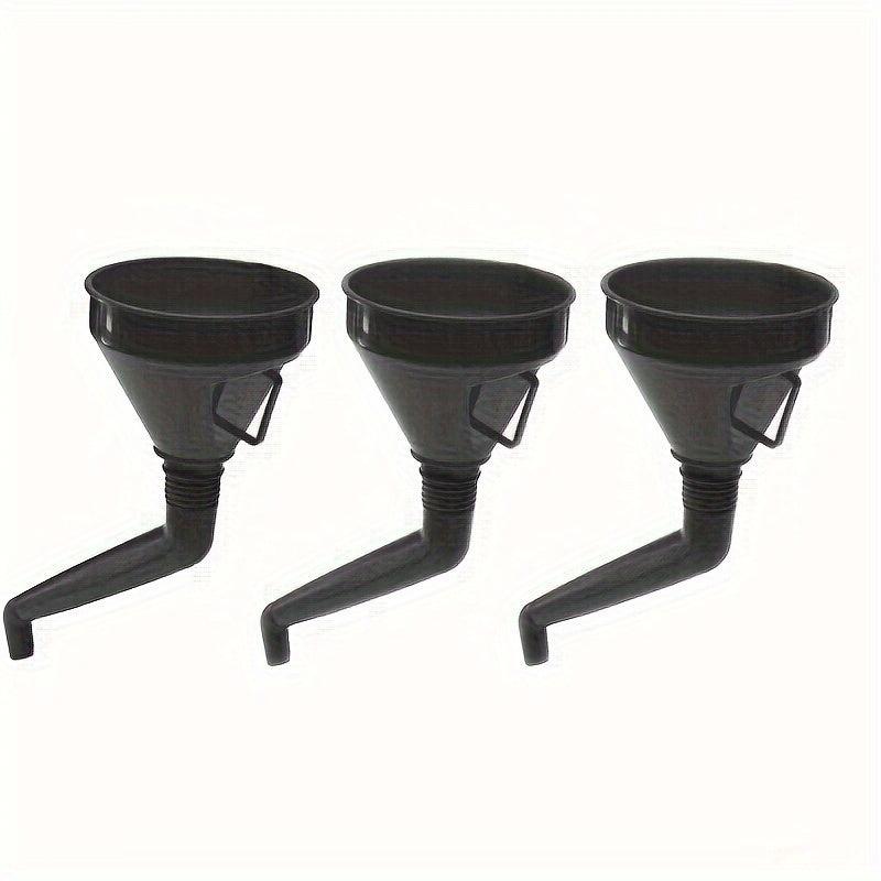 3pcs 130mm Refueling Funnel With Filter Motorcycle Car Funnels