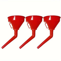3pcs 130mm Refueling Funnel With Filter Motorcycle Car Funnels