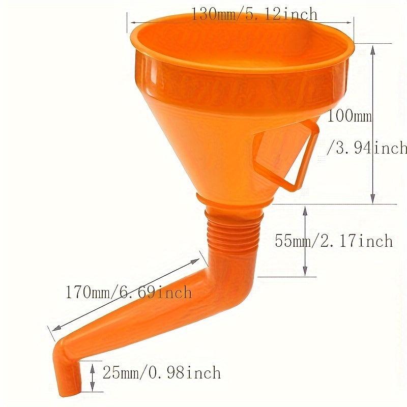 3pcs 130mm Refueling Funnel With Filter Motorcycle Car Funnels