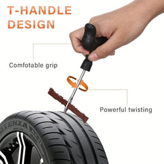 8Pcs Flat Tire Repair Kit with Tire Repair Strings Car Rubber Strips Plug