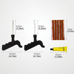 8Pcs Flat Tire Repair Kit with Tire Repair Strings Car Rubber Strips Plug