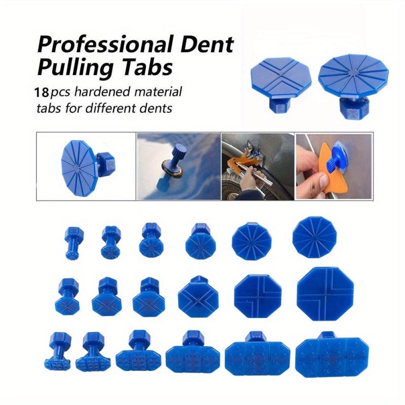 120pcs Glue Pulling Tabs Car Body Dent Removal Paintless Dent Repair Tools
