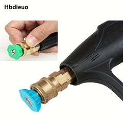 High Pressure Washer Spray Nozzles Tip Set 5 7pcs Variety Degrees Quick Connect