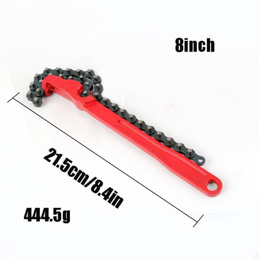20-32cm30-40 Chain Type Filter Wrench Spanner Red High Carbon Steel