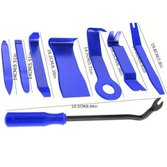8pcs Auto Trim Removal Tool Kit Car Panel Door Window Clip Fastener Remover Pry