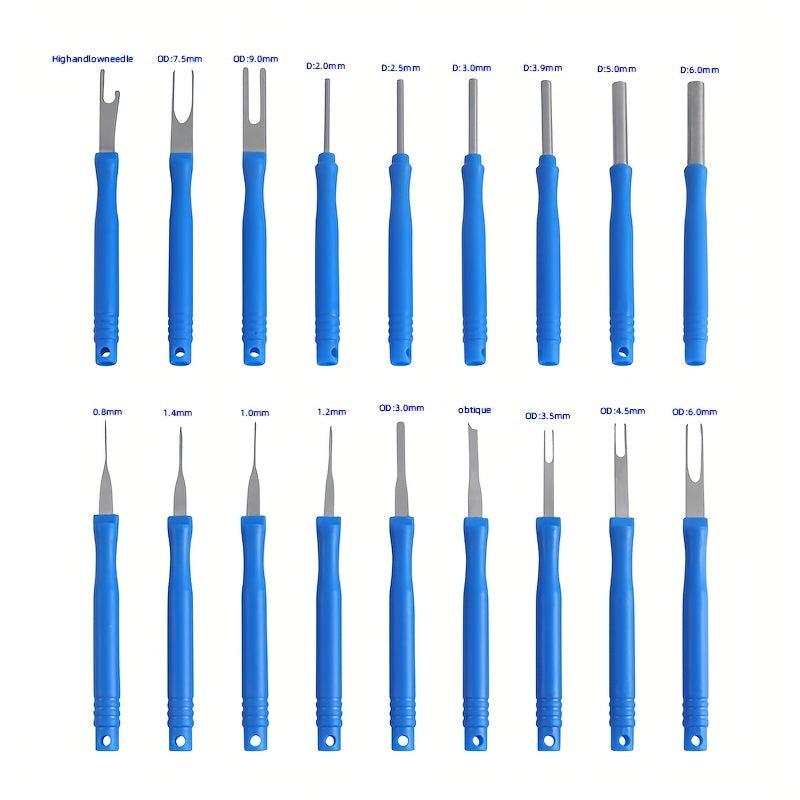 18 Round Handle Automotive Wire Harness Plug Terminal Removal Tool