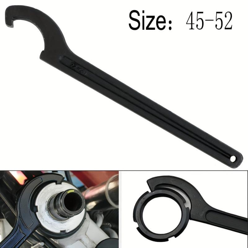 1PC Metal Hand Tool Crescent Hook Head Round Nut Spanner C Spanner