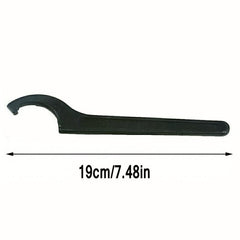 1PC Metal Hand Tool Crescent Hook Head Round Nut Spanner C Spanner