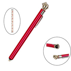 Stainless Steel Tire Pressure Gauge with Zinc Alloy Chuck