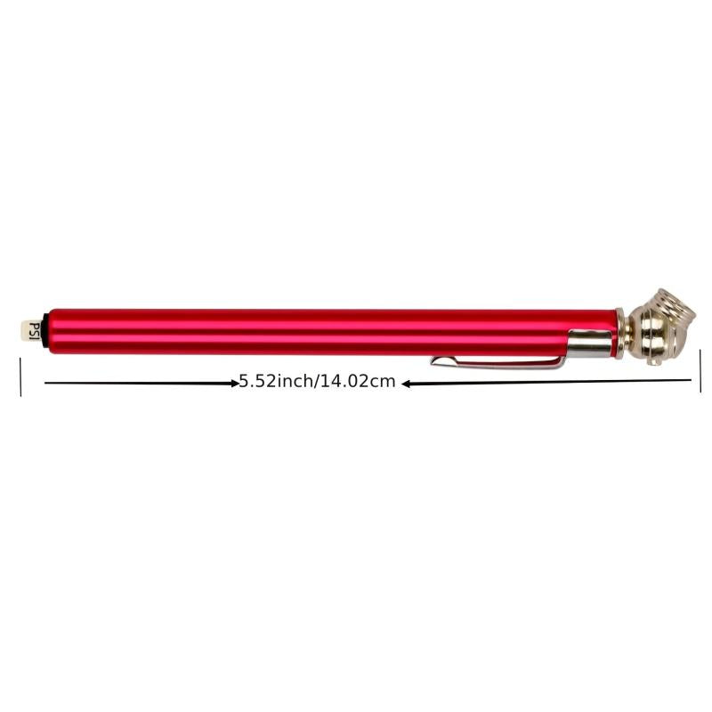 Stainless Steel Tire Pressure Gauge with Zinc Alloy Chuck