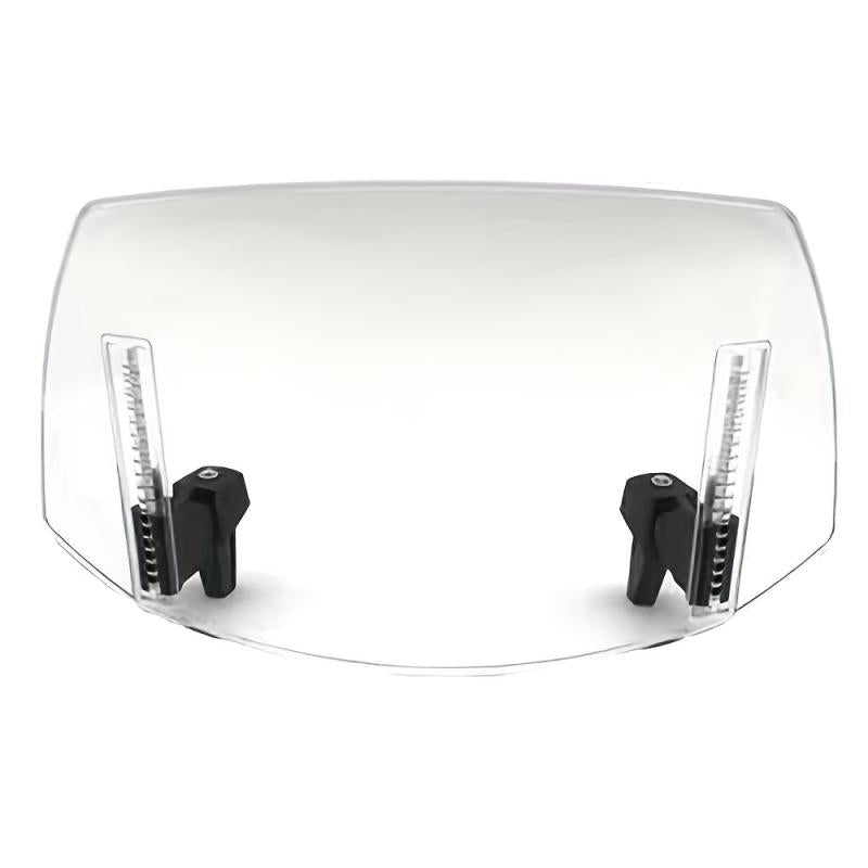 Adjustable Clip-on Motorcycle Windshield Extension - Windscreen Extender