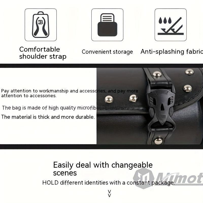 Retro Leather Prince Saddle Bag for Motorcycle B125 B