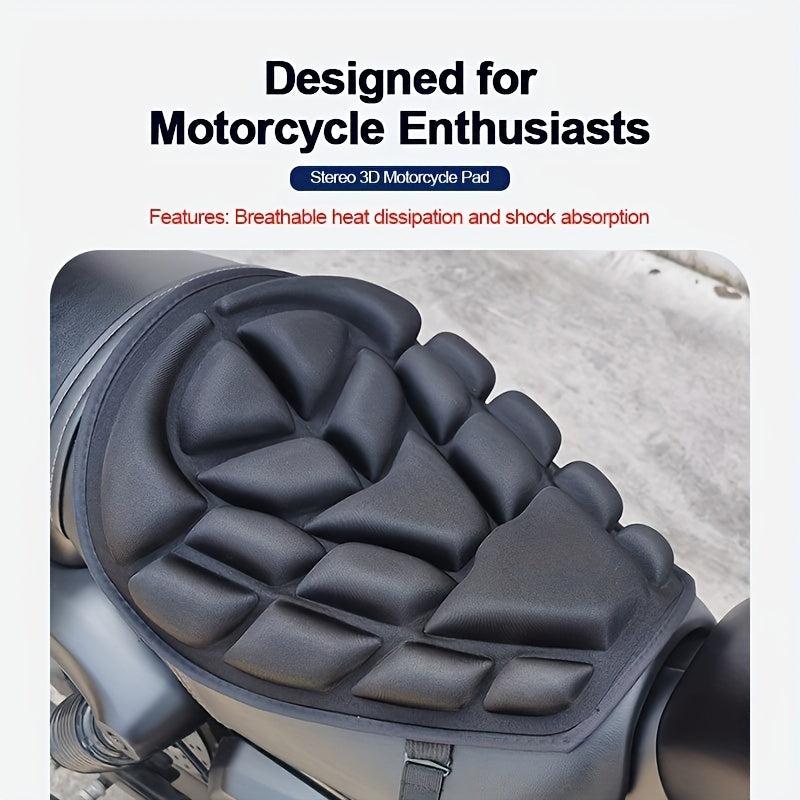Motorcycle Seat Cushion Mesh Bag Cover Shock Absorbing Sunscreen