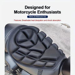 Motorcycle Seat Cushion Mesh Bag Cover Shock Absorbing Sunscreen