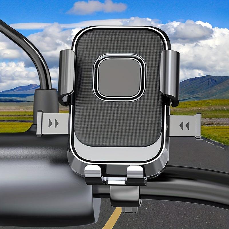 Motorcycle Phone Holder Rearview Mirror Mount