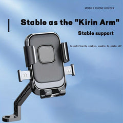 Motorcycle Phone Holder Rearview Mirror Mount