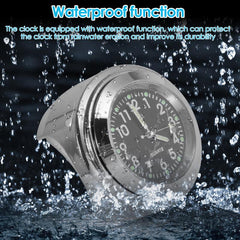 Aluminum Motorcycle Clock Waterproof Handlebar Watch
