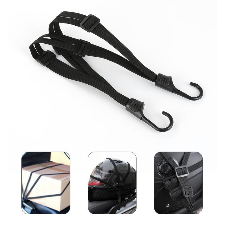 1pc Motorcycle Luggage Strap Helmet Gears Elastic Buckle Rope