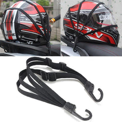 1pc Motorcycle Luggage Strap Helmet Gears Elastic Buckle Rope
