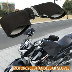 Motorcycle Windproof Winter Velvet Handlebar Gloves