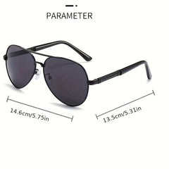 Classic Polarized Pilot Sunglasses UV Protection Retro Style Men's Women's