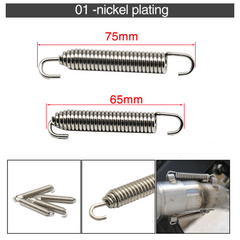 Universal Motorcycle Stainless Steel Spring Hooks For Exhaust Pipe