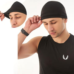 Unisex Skull Cap Anti Sweat Helmet Inner Cap Breathable Hat