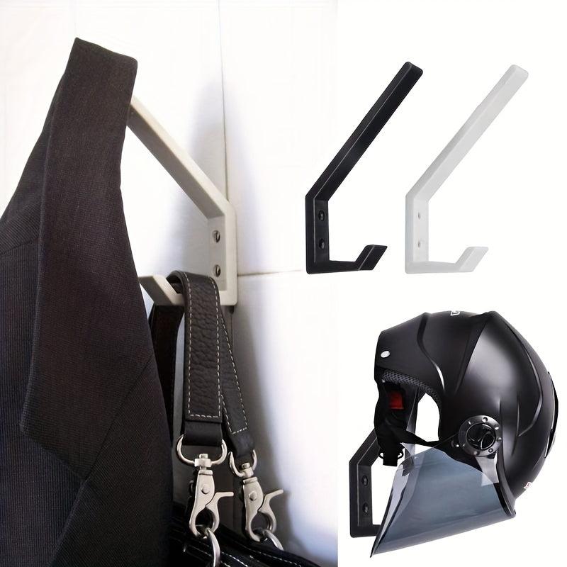 2PCS Motorcycle Helmet Rack Holder Wall Mounted Hook Display Racks