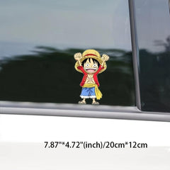 Reflective Sticker Car Anime Glass Bumper Motorcycle Cover Scratches Decor