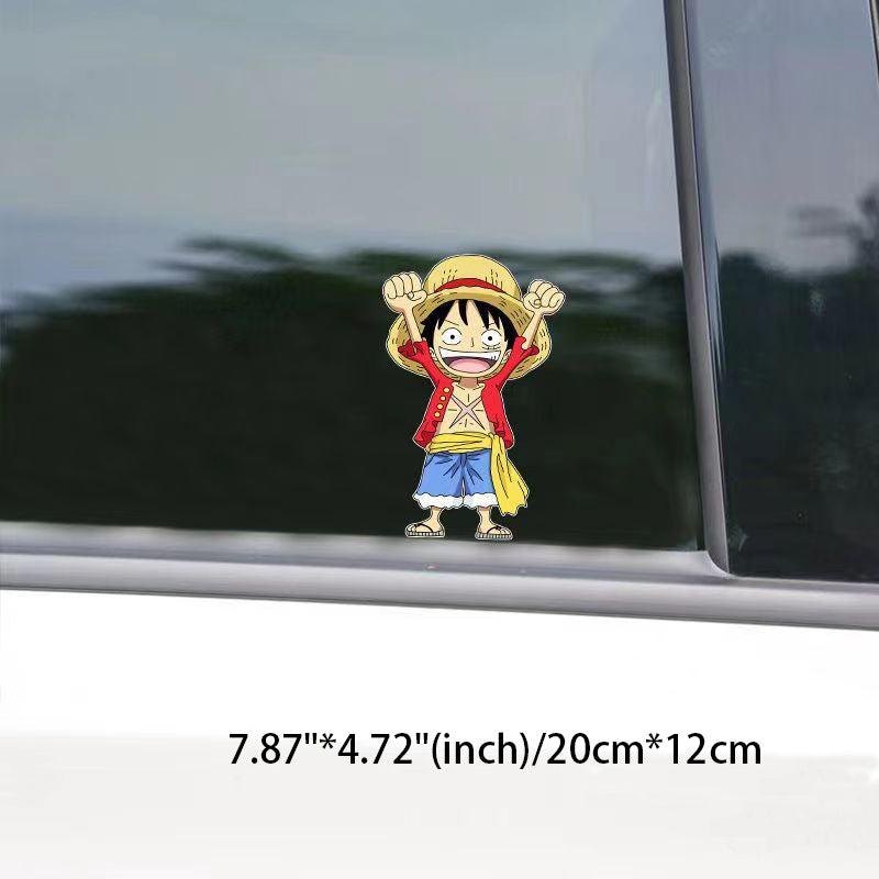 Reflective Sticker Car Anime Glass Bumper Motorcycle Cover Scratches Decor