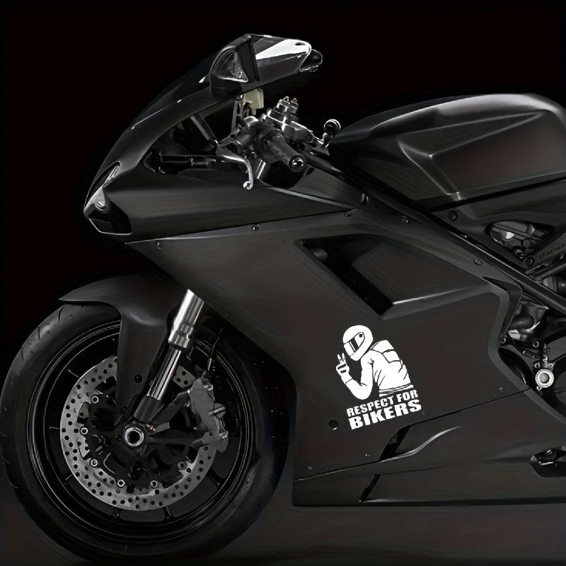 Respect For Bikers Car Sticker Funny Styling Decal