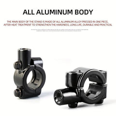 2pcs Universal Motorcycle Mirror Mount Holder Clamp Adaptor 10mm 8mm Thread