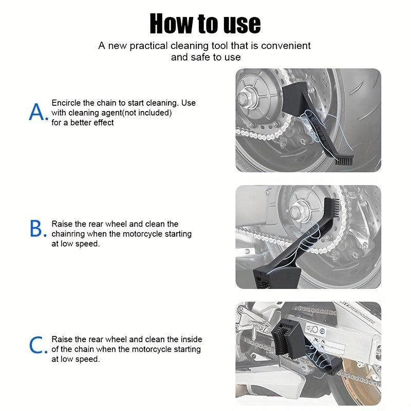 Motorcycle Chain Cleaning Brush