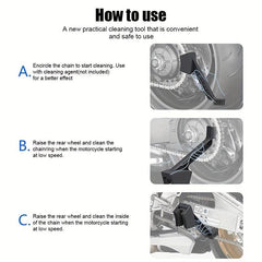 Motorcycle Chain Cleaning Brush