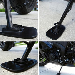 Universal Motorcycle Side Stand Extension Support Foot Pad Base