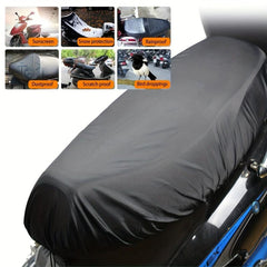 Motorcycle Rain Seat Cover Waterproof Saddle 210D Dust UV Sun Protect