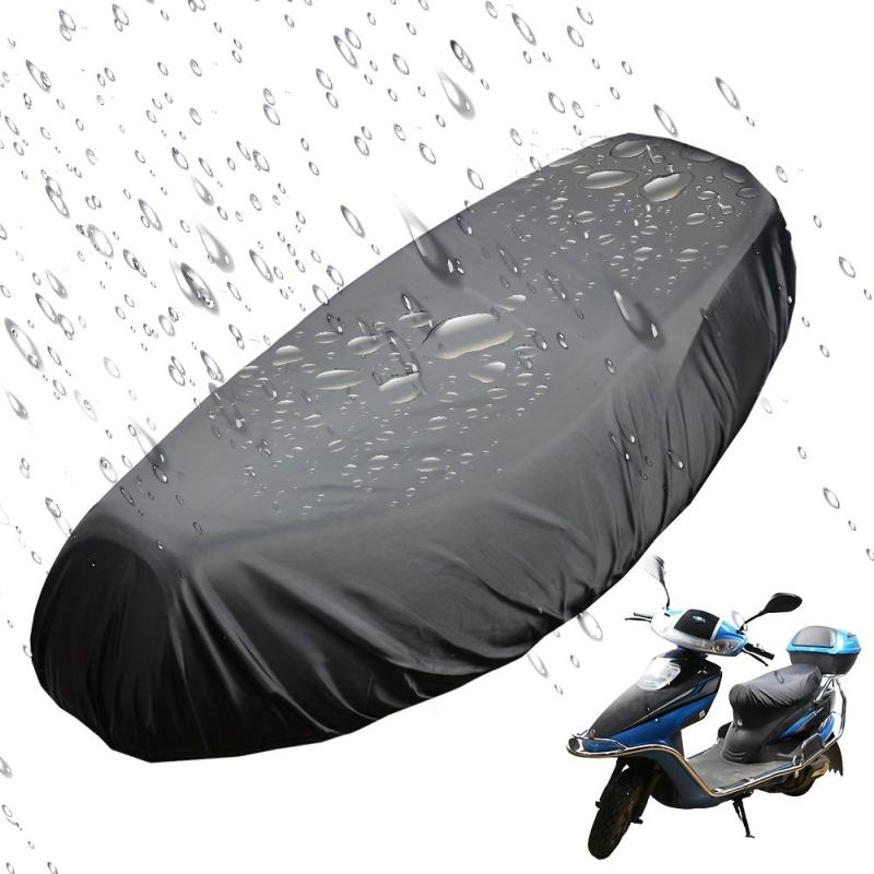 Motorcycle Rain Seat Cover Waterproof Saddle 210D Dust UV Sun Protect