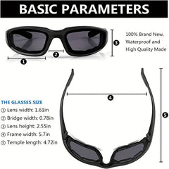 Motorcycle Riding Glasses UV Protection Dustproof Windproof