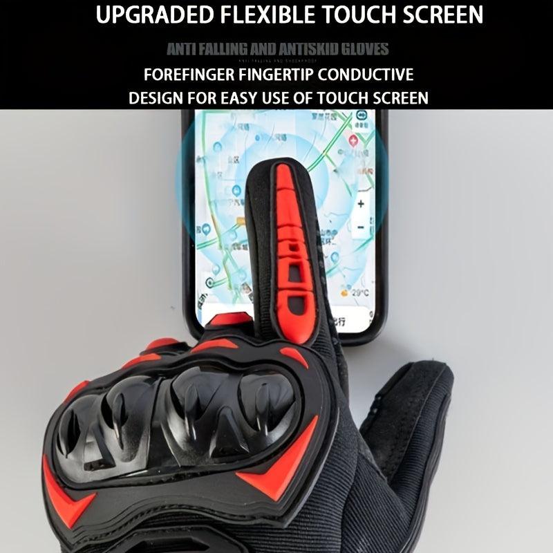 Motorcycle Riding Gloves Non slip Wear resistant Breathable Comfort