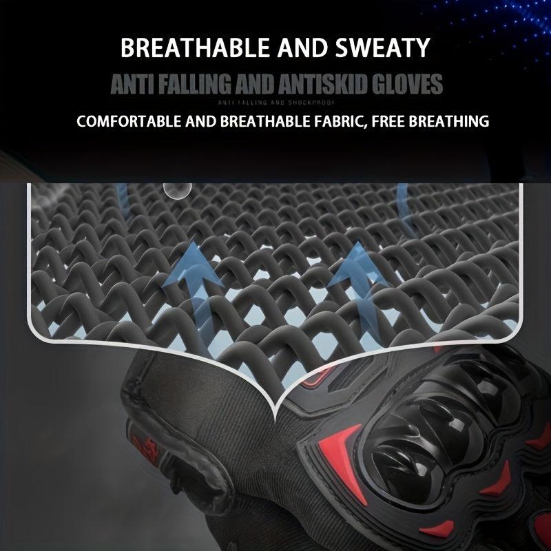 Motorcycle Riding Gloves Non slip Wear resistant Breathable Comfort