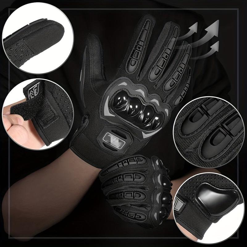 Motorcycle Riding Gloves Non slip Wear resistant Breathable Comfort